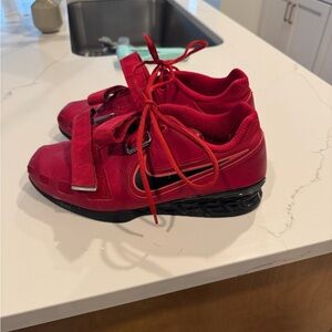 RARE - Nike Romaleos 2 - Red/ Orange - size 9